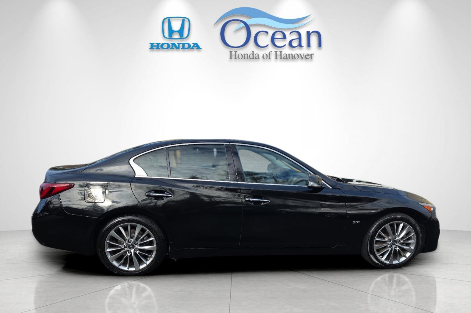 Used 2019 INFINITI Q50 LUXE with VIN JN1EV7AP0KM512349 for sale in Hanover, MA