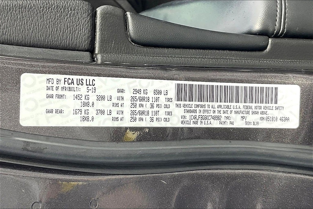 2019 JEEP GRAND CHEROKEE - Image 30