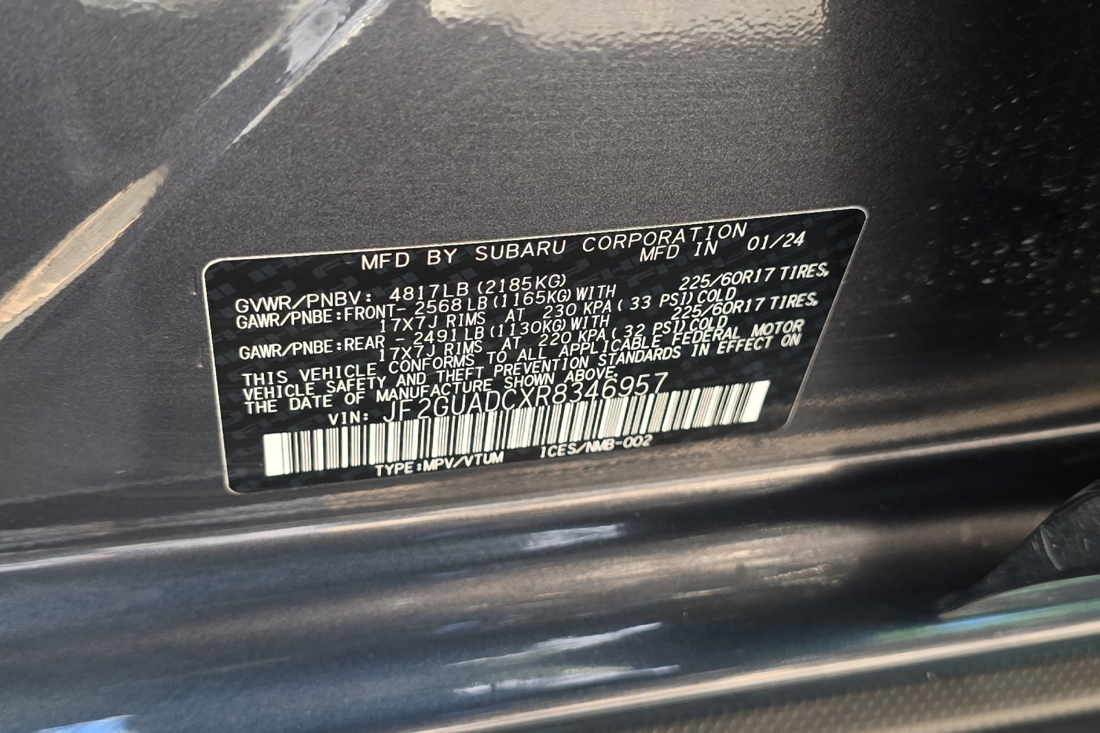 2024 Subaru Crosstrek Premium photo 31