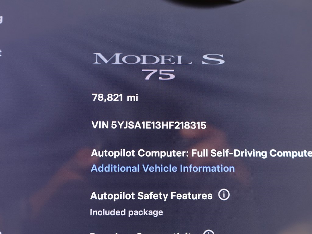 2017 Tesla Model S 75 photo 49