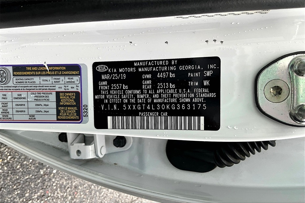 2019 Kia Optima S photo 17