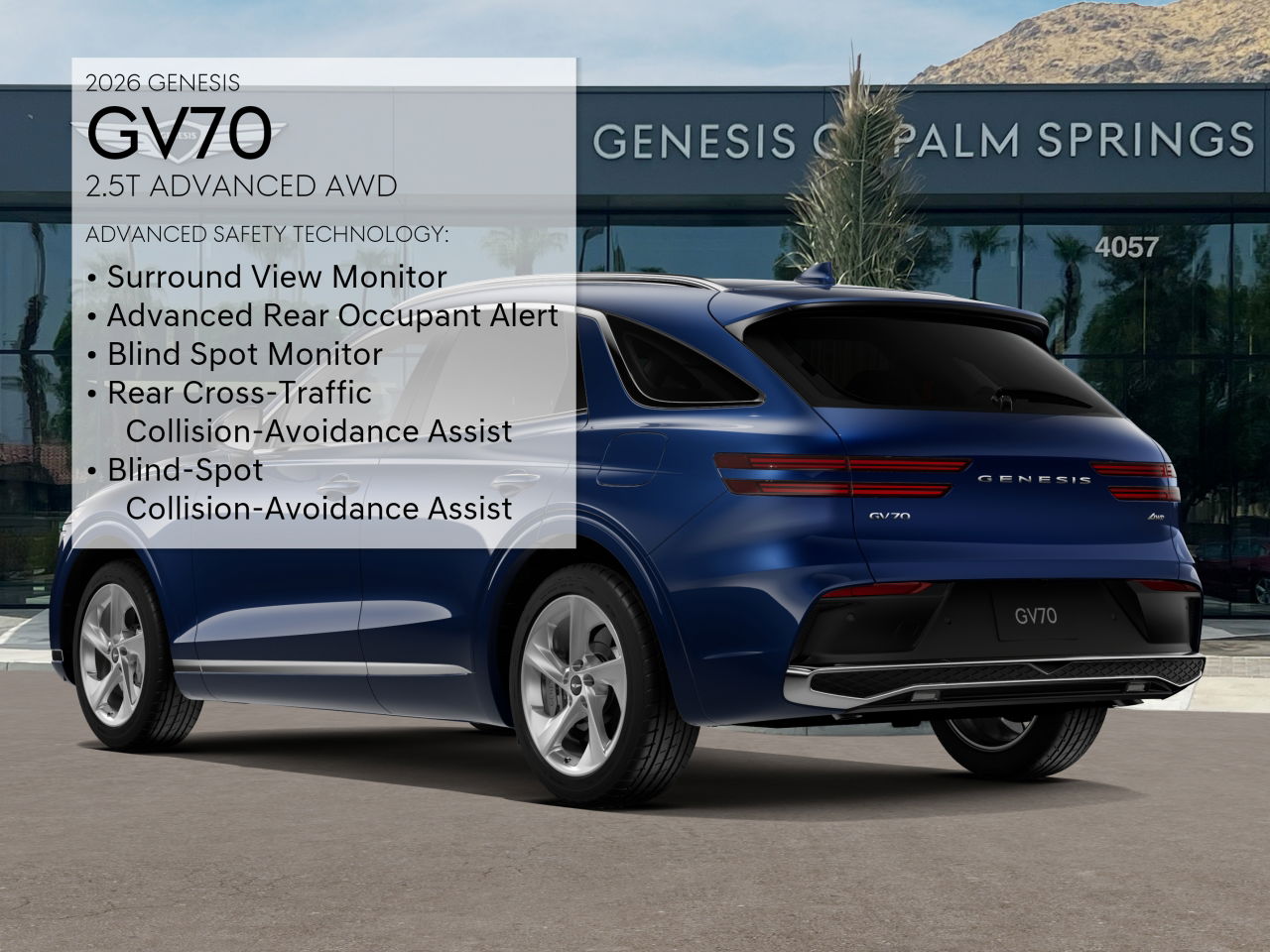 2026 Genesis GV70 2.5T Advanced photo 7
