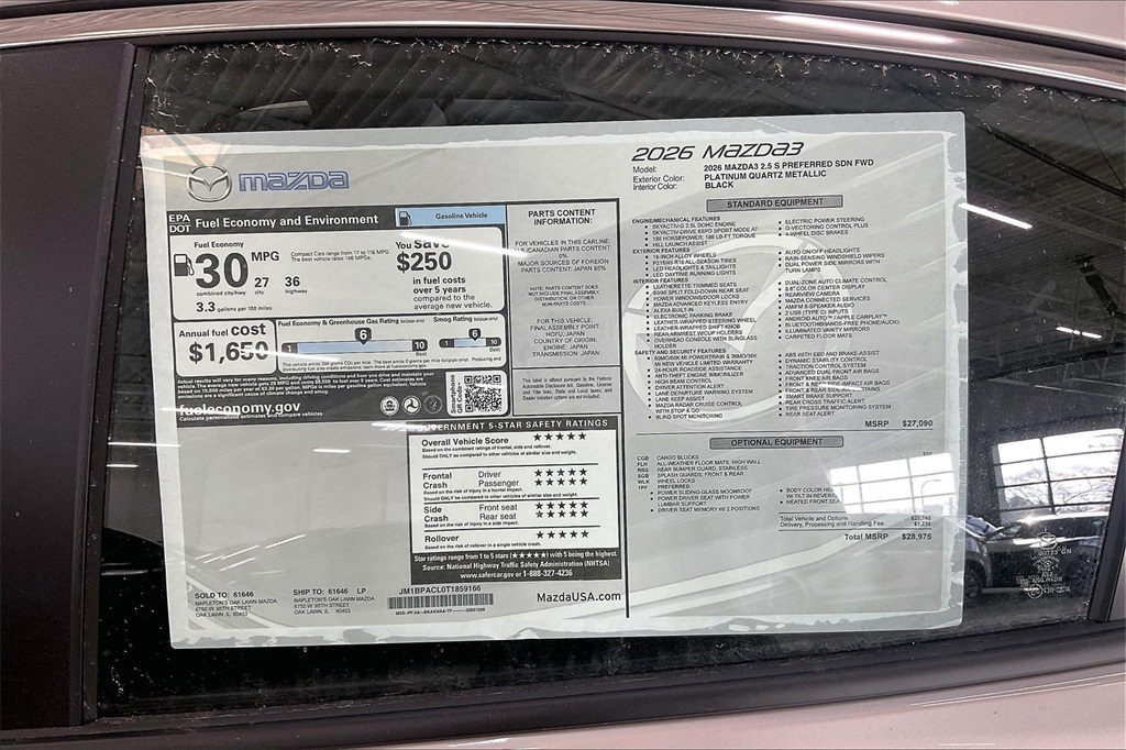 2026 MAZDA MAZDA3 - Image 12