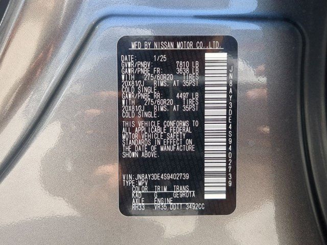 2025 Nissan Armada photo 27