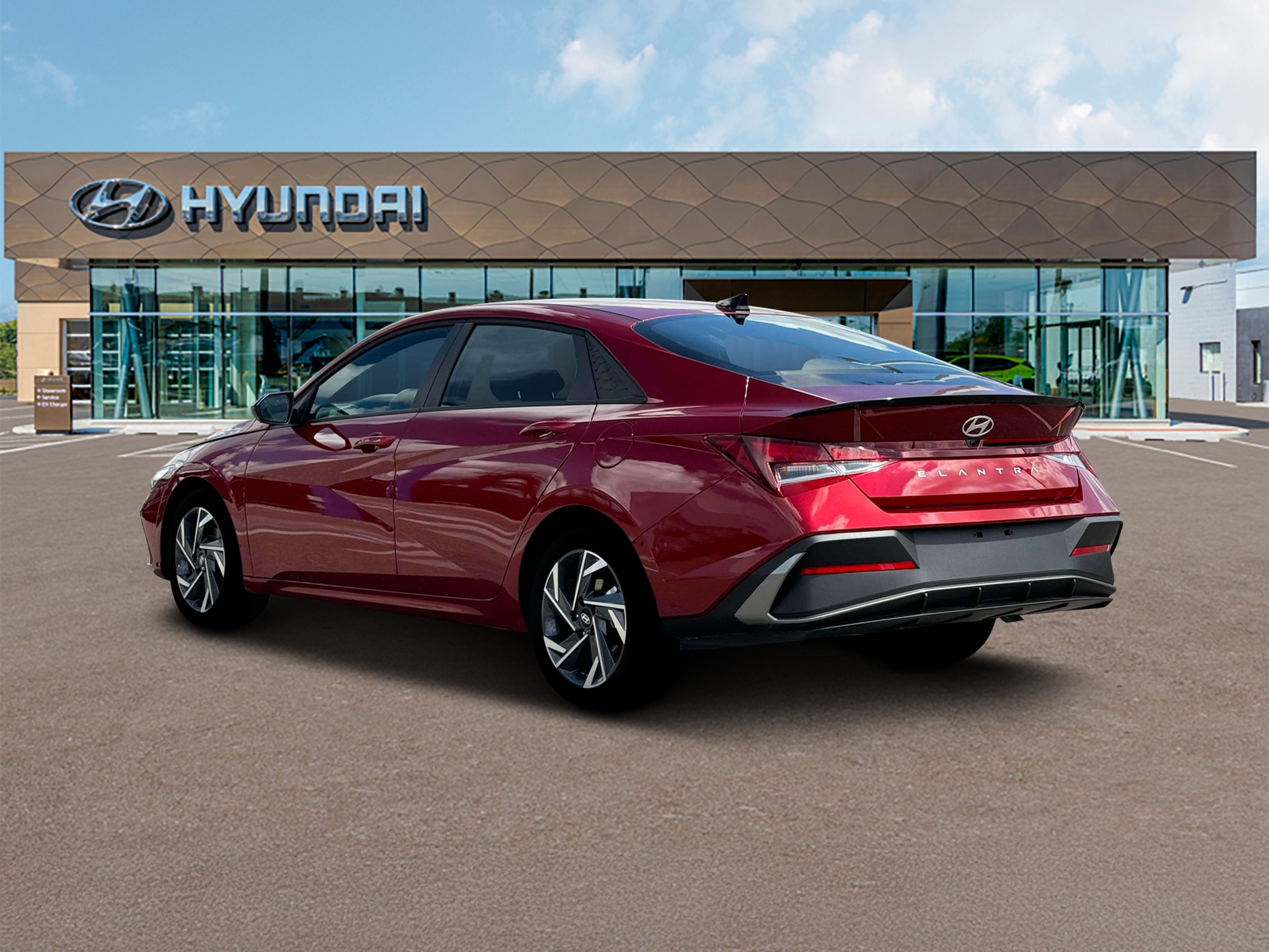 New 2025 Red Hyundai SEL Sport image 5