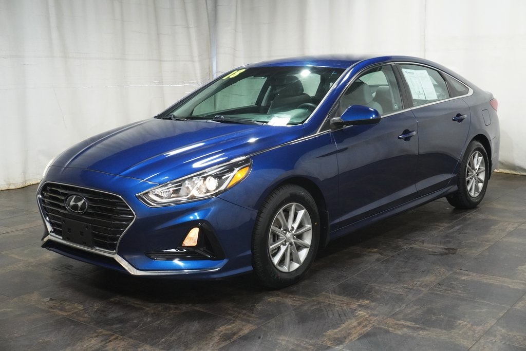 Used 2018 Hyundai Sonata SE with VIN 5NPE24AF0JH647335 for sale in Boardman, OH