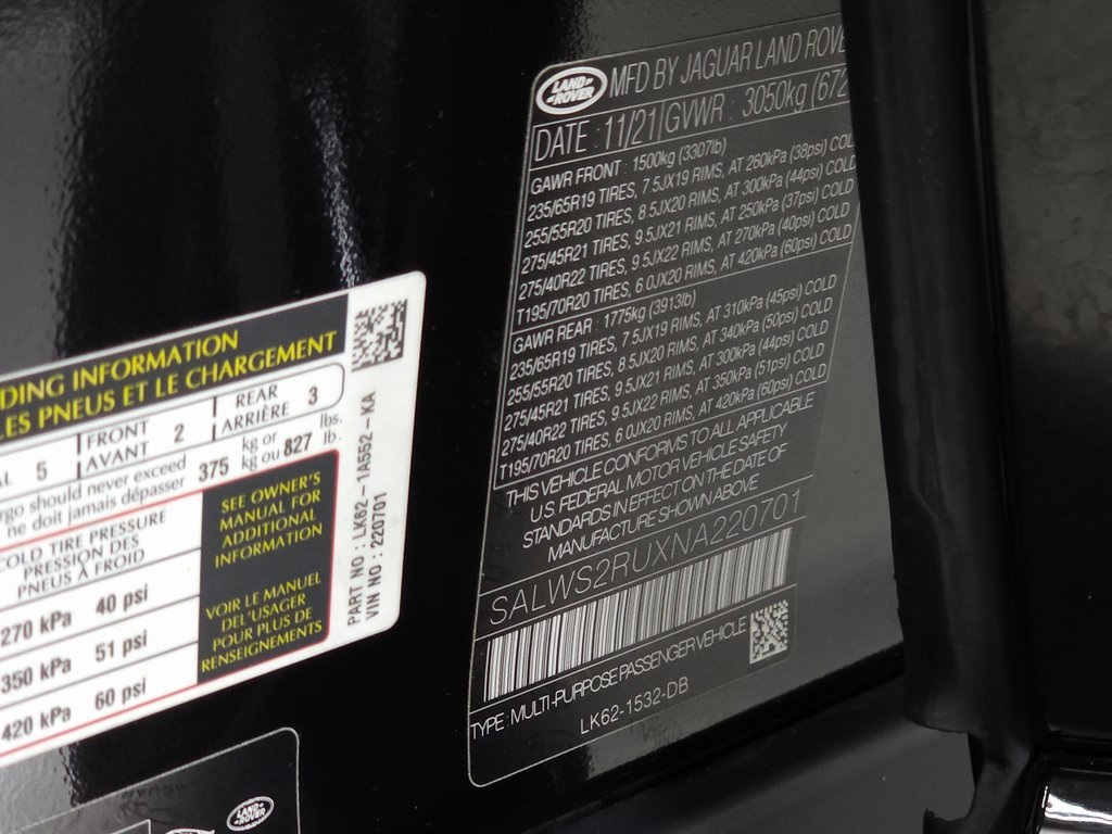 2022 LAND ROVER RANGE ROVER SPORT - Image 36