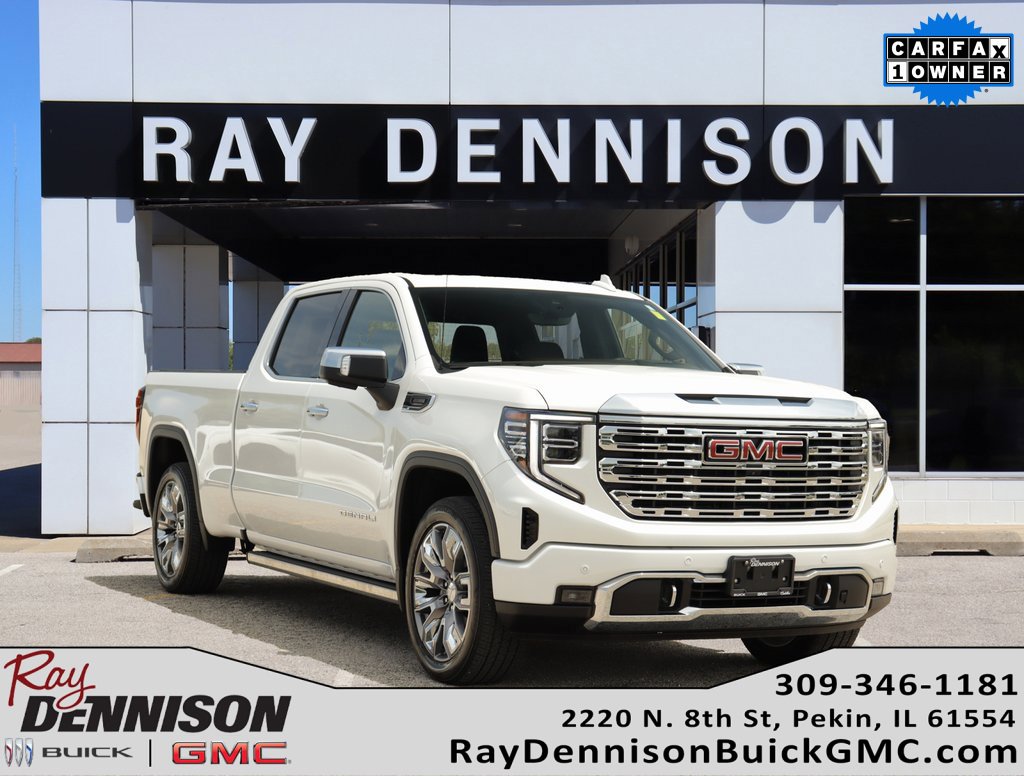 Used 2023 White Frost Tricoat GMC Denali image 1