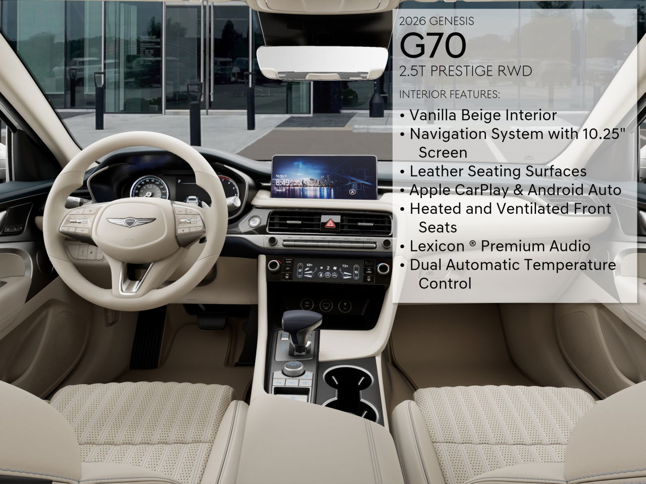 2026 Genesis G70 2.5T Prestige photo 17