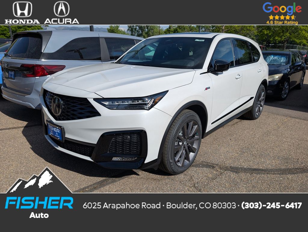 New 2025 Platinum White Pearl Acura A-Spec image 1