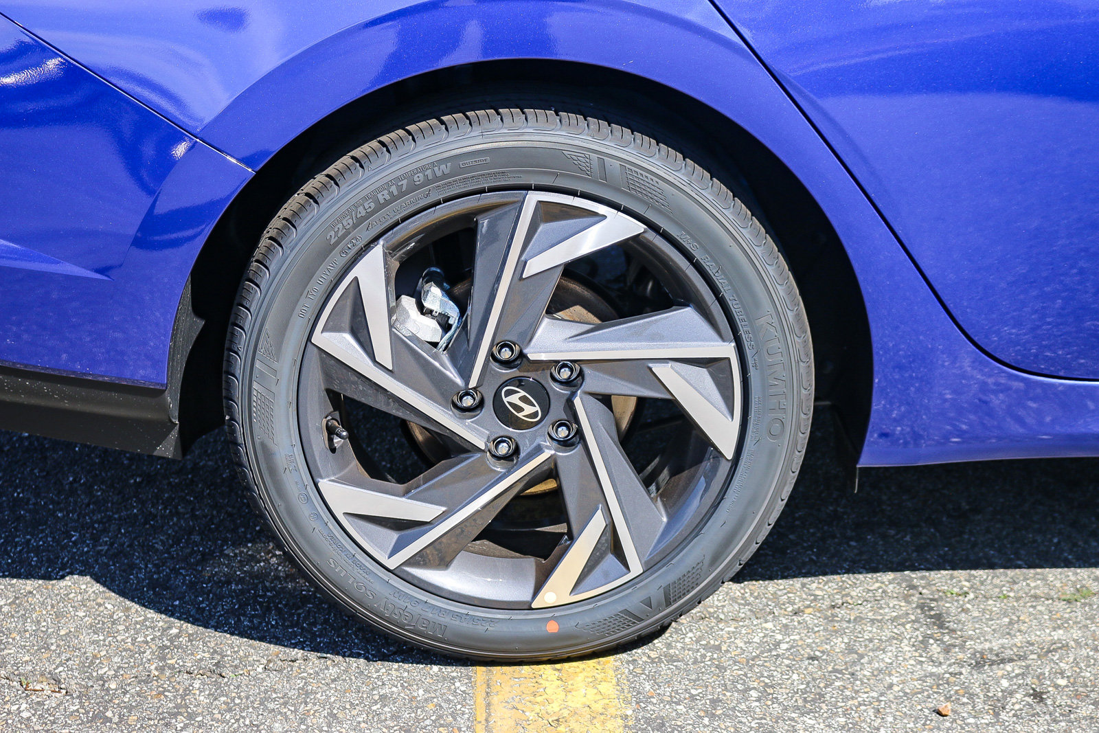 New 2025 Intense Blue Hyundai SEL Sport image 10