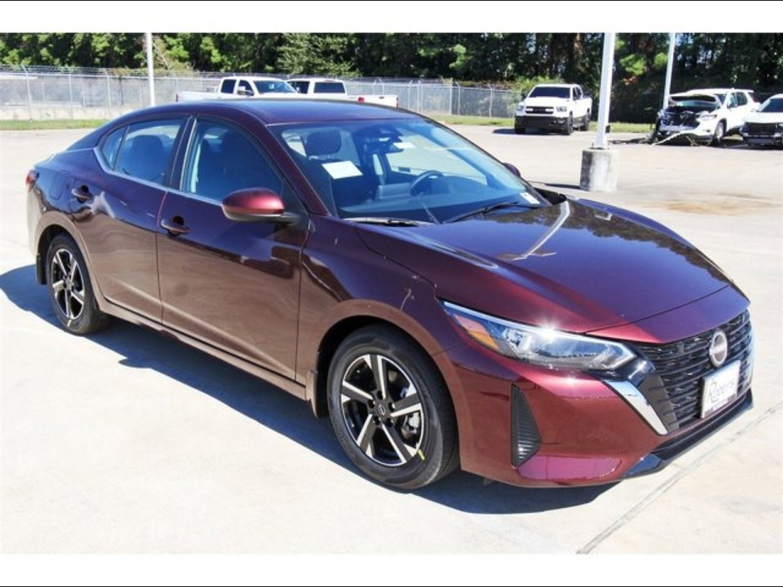 2025 Nissan Sentra SV Red at Robbins Nissan