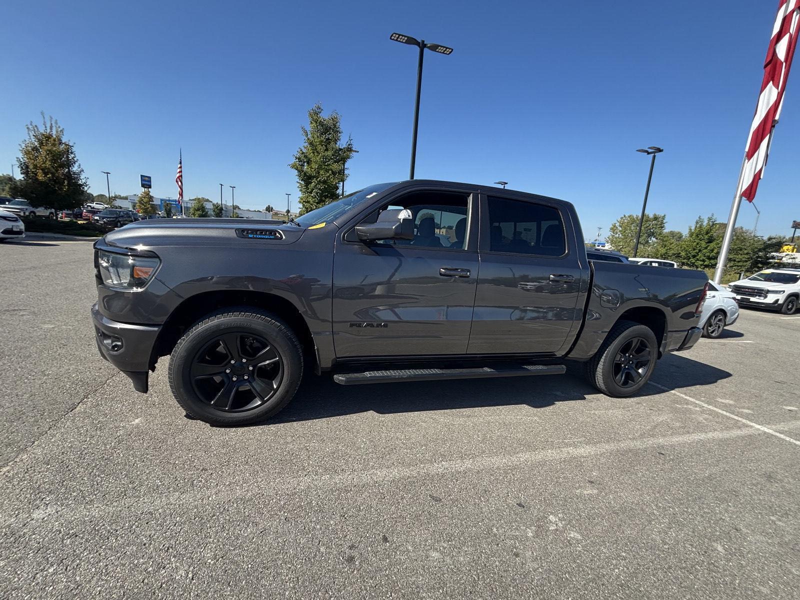 Used 2021 RAM Ram 1500 Pickup Big Horn/Lone Star with VIN 1C6RRFFG6MN834147 for sale in Kansas City