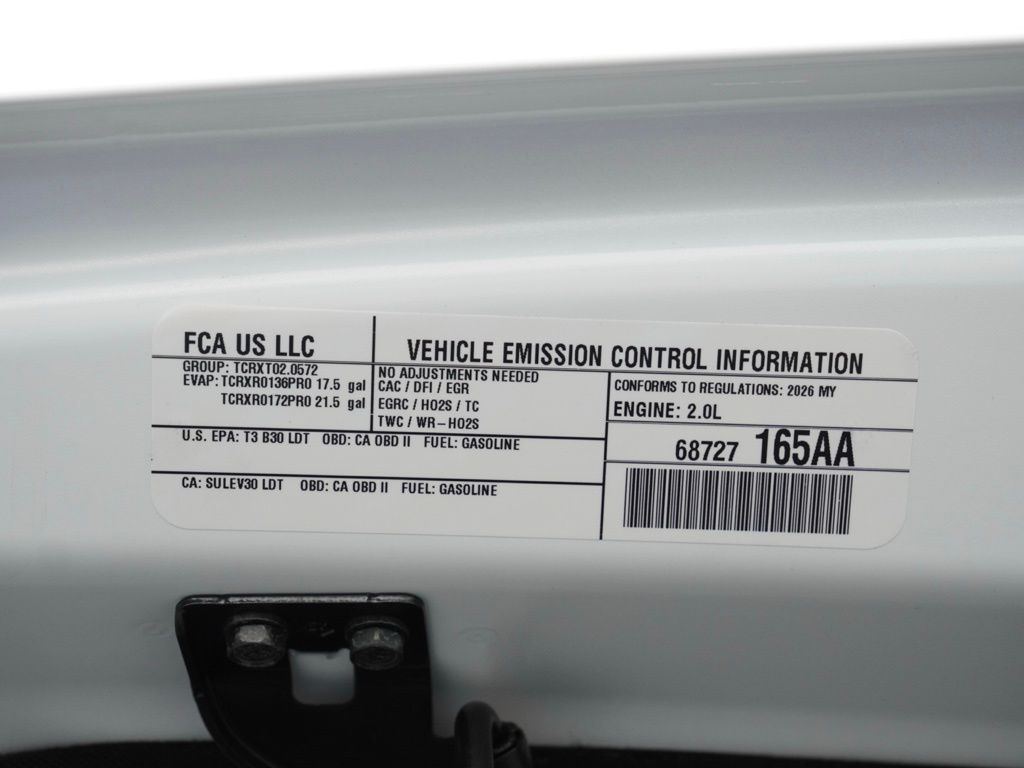 New 2026 Bright White Clear-Coat Exterior Paint Jeep Sport image 25