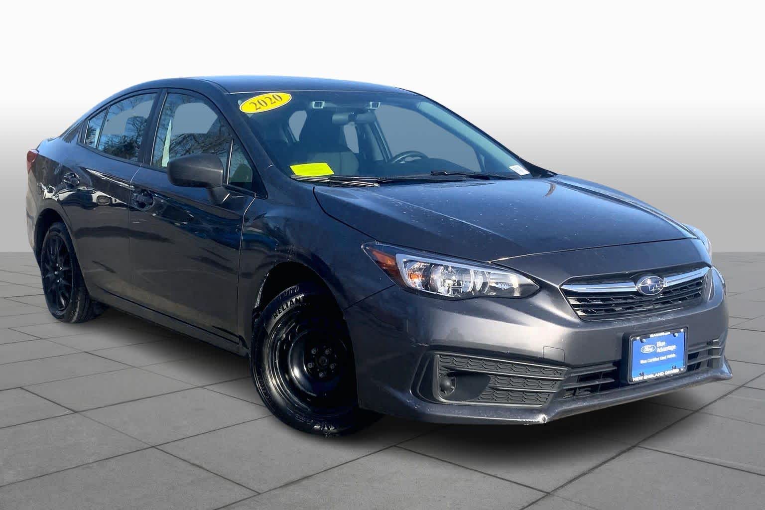 Certified 2020 Subaru Impreza Base with VIN 4S3GKAB61L3609598 for sale in Auburn, MA