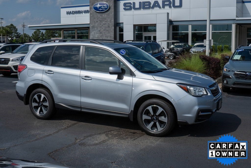 Used 2018 Subaru Forester Premium with VIN JF2SJAGC9JH411591 for sale in Conway, SC