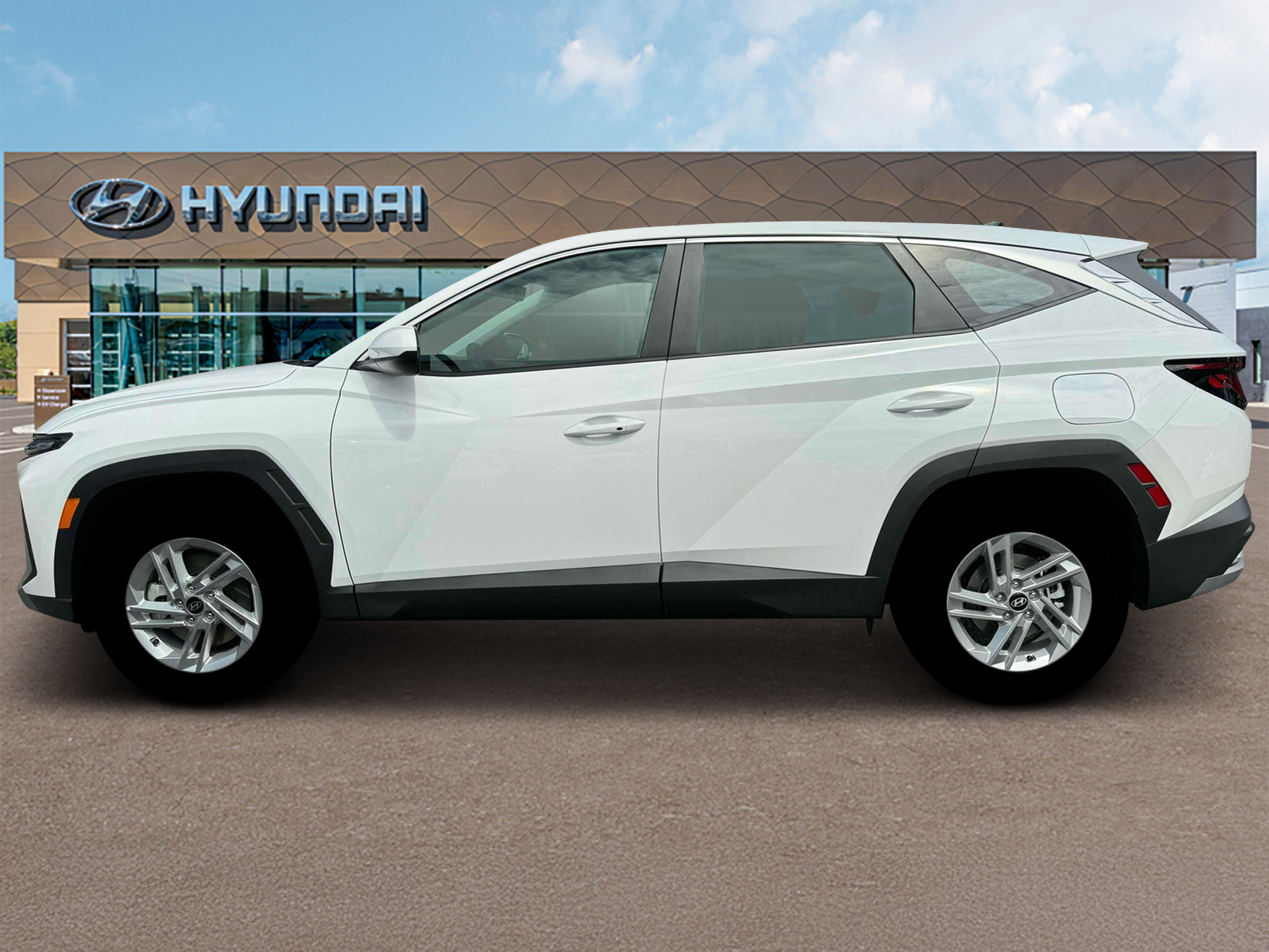 New 2025 White Hyundai SE FWD image 3