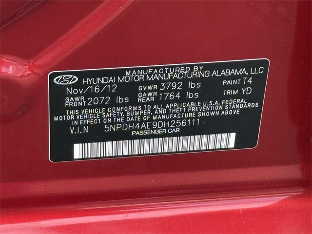 2013 Hyundai Elantra GLS photo 29