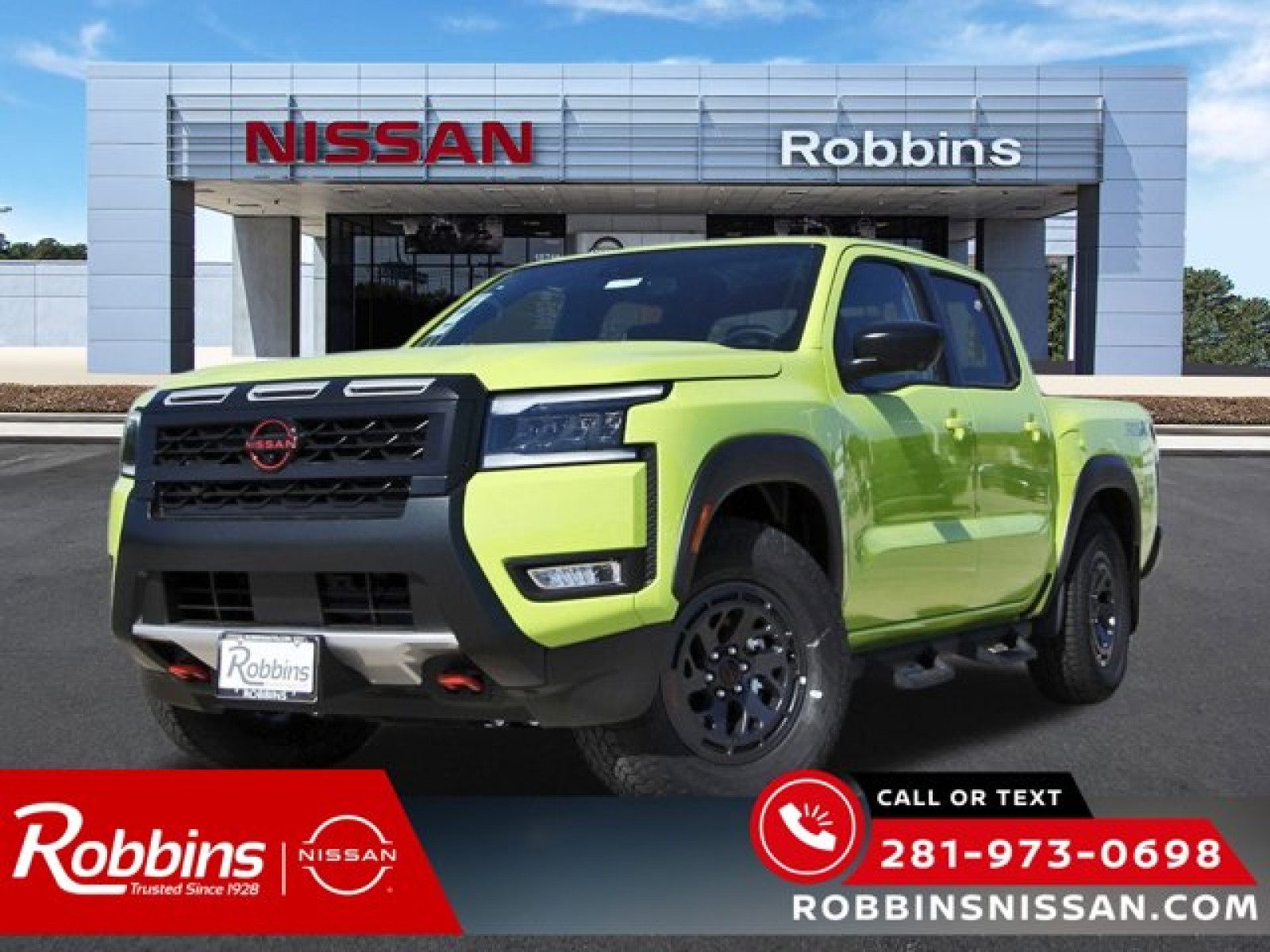 2026 Nissan Frontier Crew Cab PRO-X® Yellow at Robbins Nissan