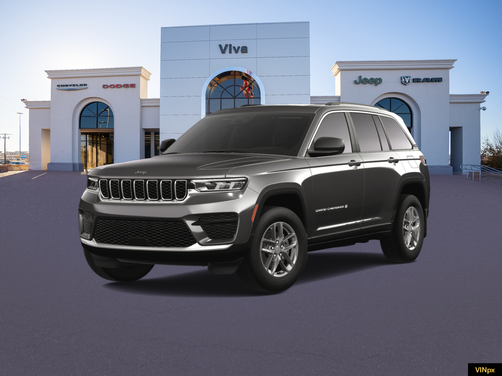 New 2025 Baltic Gray Metallic Clear-Coat Exterior Paint Jeep Laredo X image 1