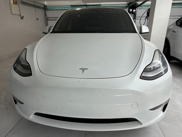 Used 2023 Tesla Model Y Long Range with VIN 7SAYGDEEXPA045744 for sale in Northfield, Minnesota