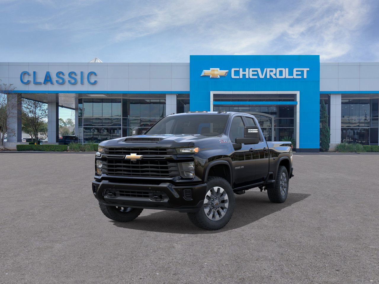 2025 Chevrolet Silverado 2500 HD Custom Black at Classic Elite Chevrolet Hwy 6