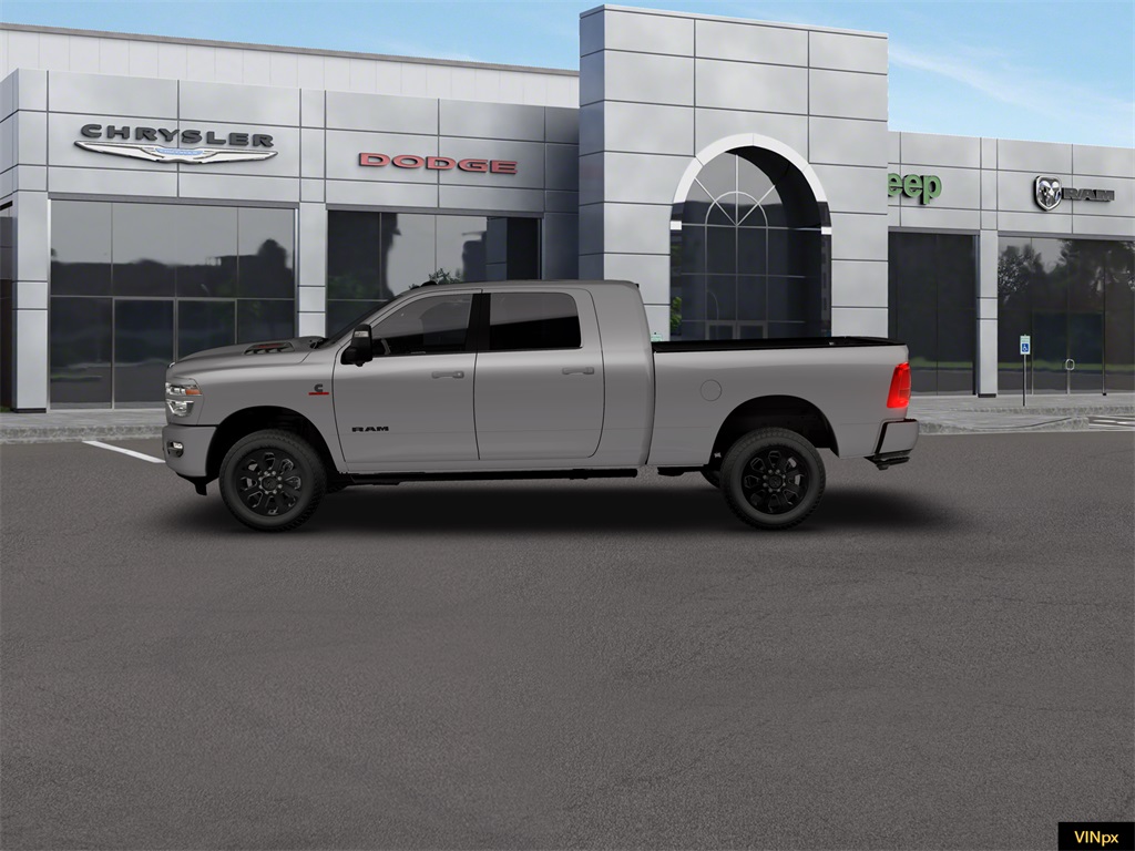 New 2026 Ceramic Gray Clear-Coat Exterior Paint RAM Laramie Night Edition image 6