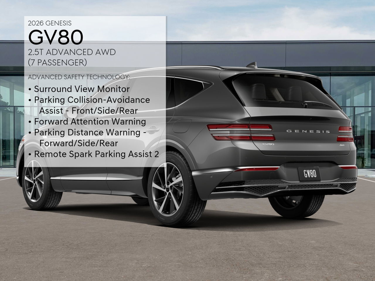 2026 Genesis GV80 2.5T Advanced photo 5