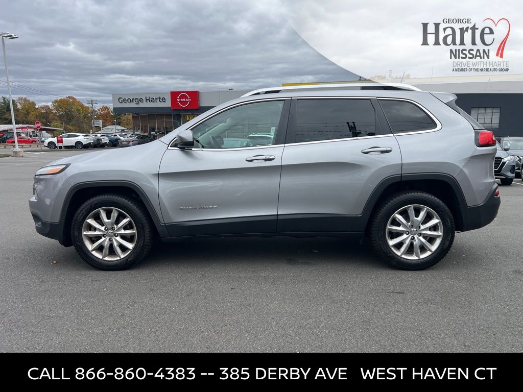 Used 2016 Jeep Cherokee Limited with VIN 1C4PJMDS7GW271157 for sale in West Haven, CT