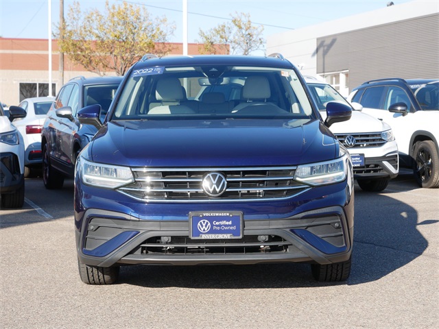 Certified 2022 Volkswagen Tiguan SE with VIN 3VV3B7AX1NM119113 for sale in Inver Grove Heights, Minnesota