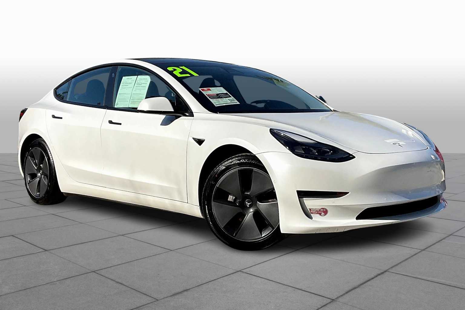 Used 2021 Tesla Model 3 Base with VIN 5YJ3E1EA0MF939551 for sale in Anaheim, CA