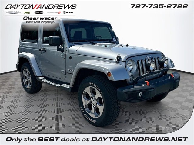 Used 2016 Billet Silver Metallic Clearcoat Jeep Sahara image 1