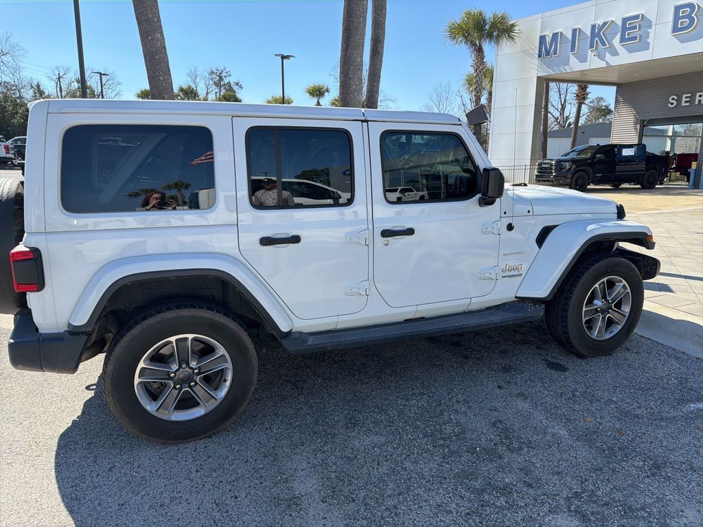 Used 2018 Jeep All-New Wrangler Unlimited Sahara with VIN 1C4HJXEN3JW244883 for sale in Blackshear, GA