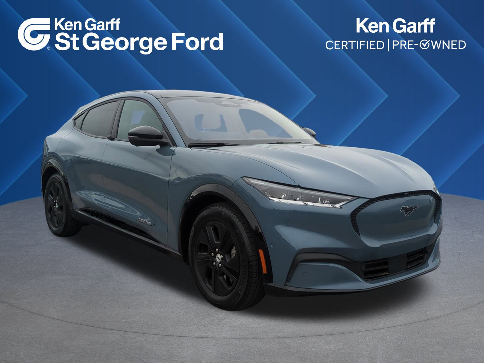 Certified 2023 Ford Mustang Mach-E California Route 1 AWD with VIN 3FMTK2SU3PMA51210 for sale in St. George, UT