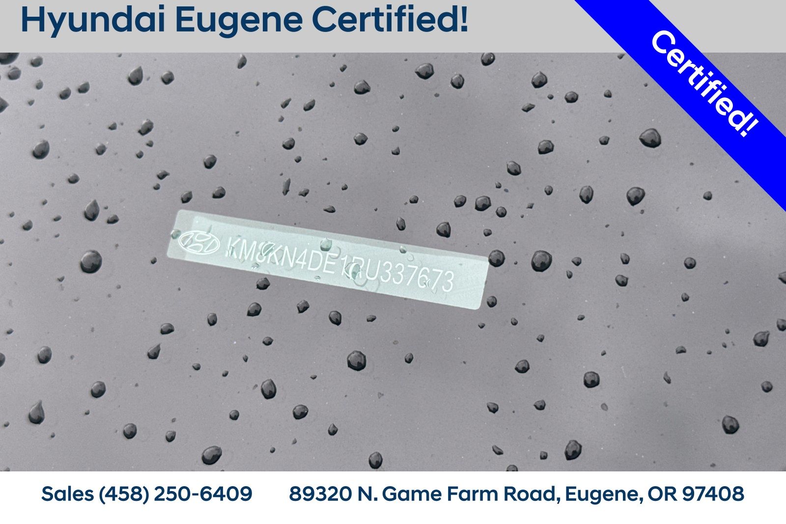 Certified 2024 Hyundai IONIQ 5 SEL with VIN KM8KN4DE1RU337673 for sale in Eugene, OR