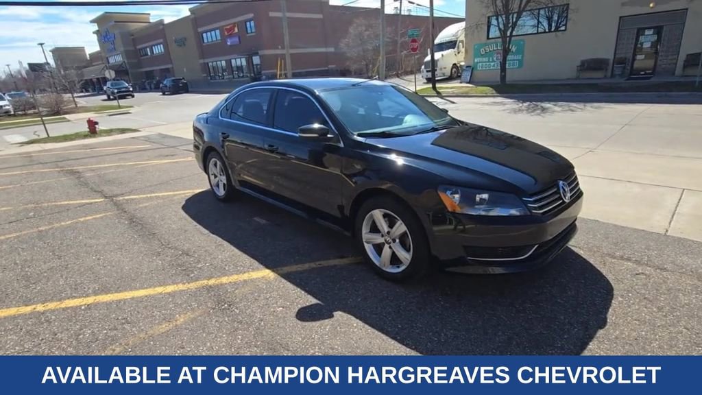Used 2013 Volkswagen Passat SE with VIN 1VWBH7A3XDC020177 for sale in Royal Oak, MI
