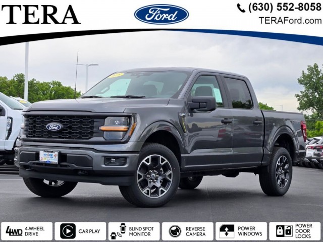 New 2025 Agate Black Metallic Ford F-150 STX® SuperCrew® For