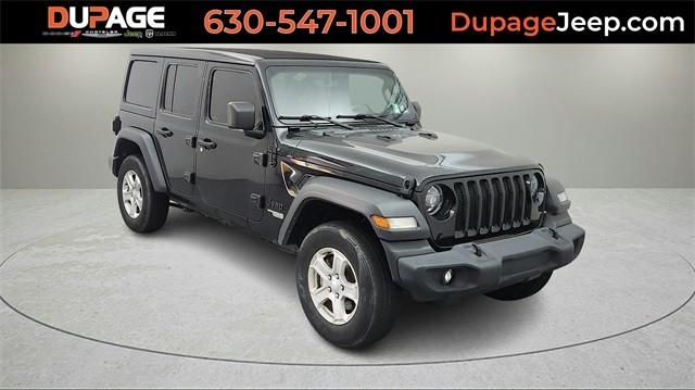 PRE-OWNED 2021 JEEP WRANGLER UNLIMITED SPORT S 4WD