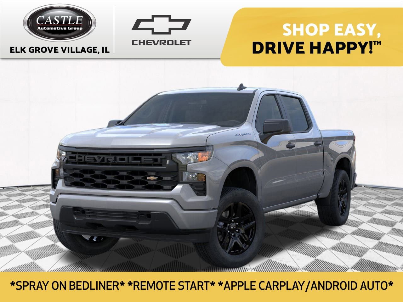 New 2025 Slate Gray Metallic Chevrolet Custom image 1
