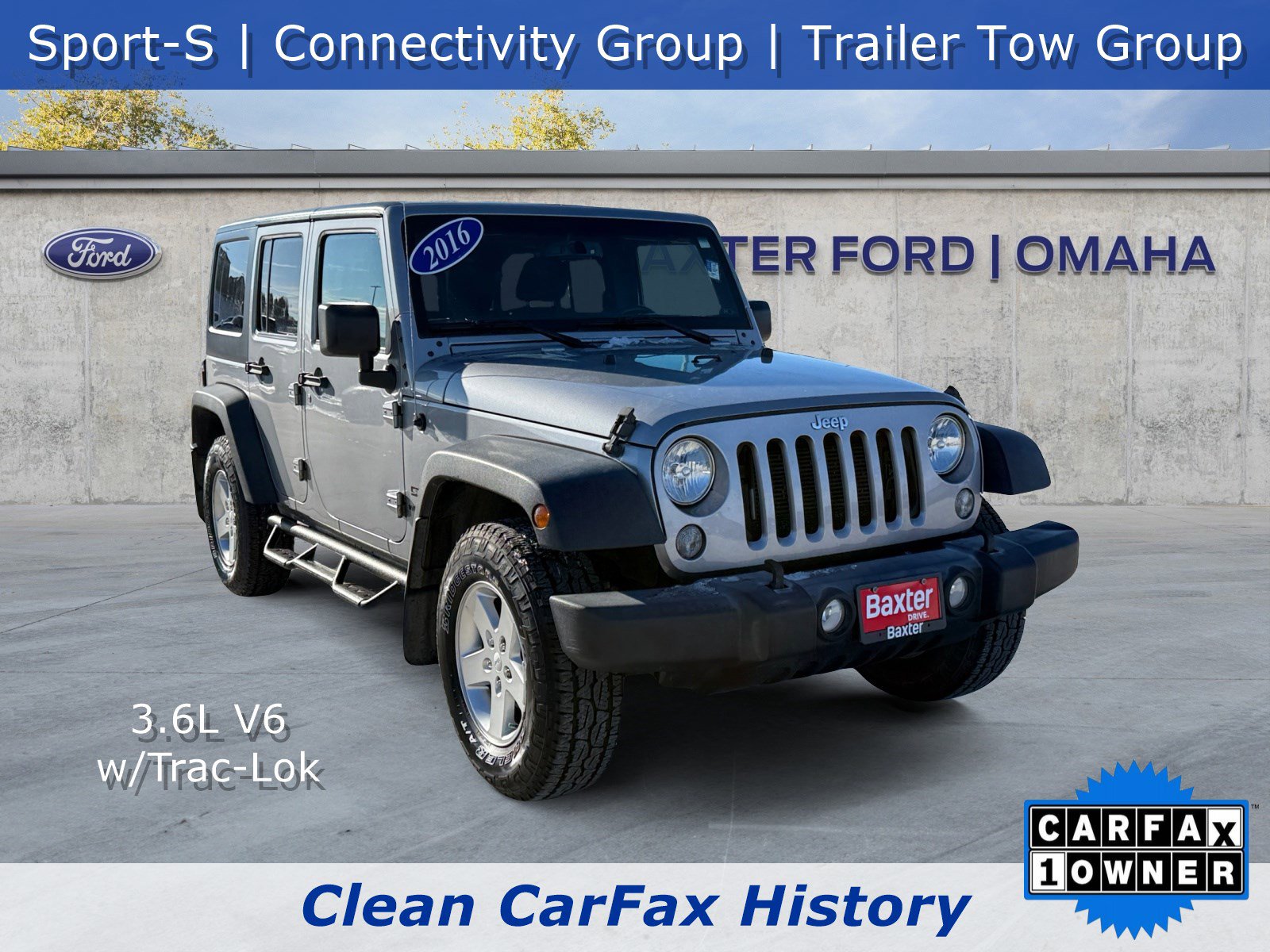 2016 Jeep Wrangler Unlimited Sport S