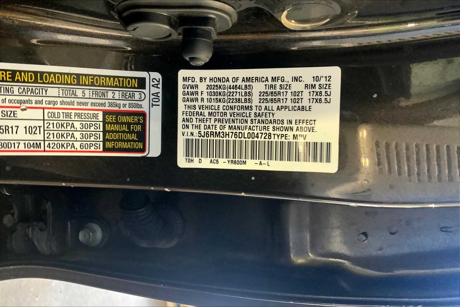 2013 Honda CR-V EX-L photo 26