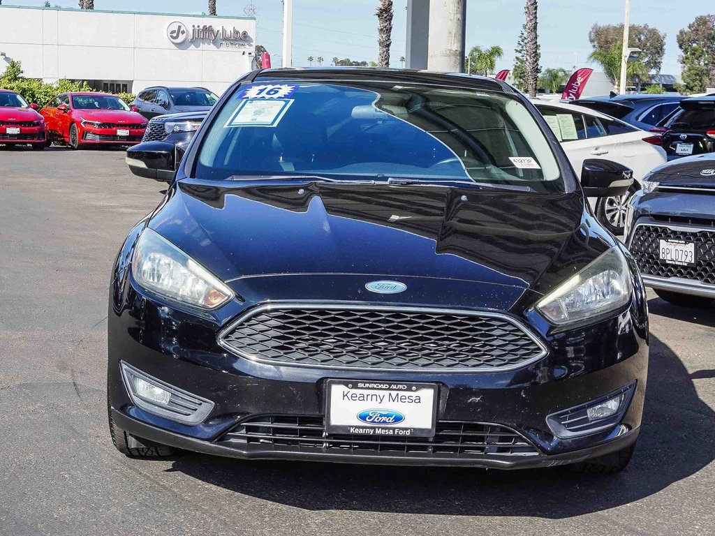 Used 2016 Ford Focus SE with VIN 1FADP3F2XGL201443 for sale in San Diego, CA