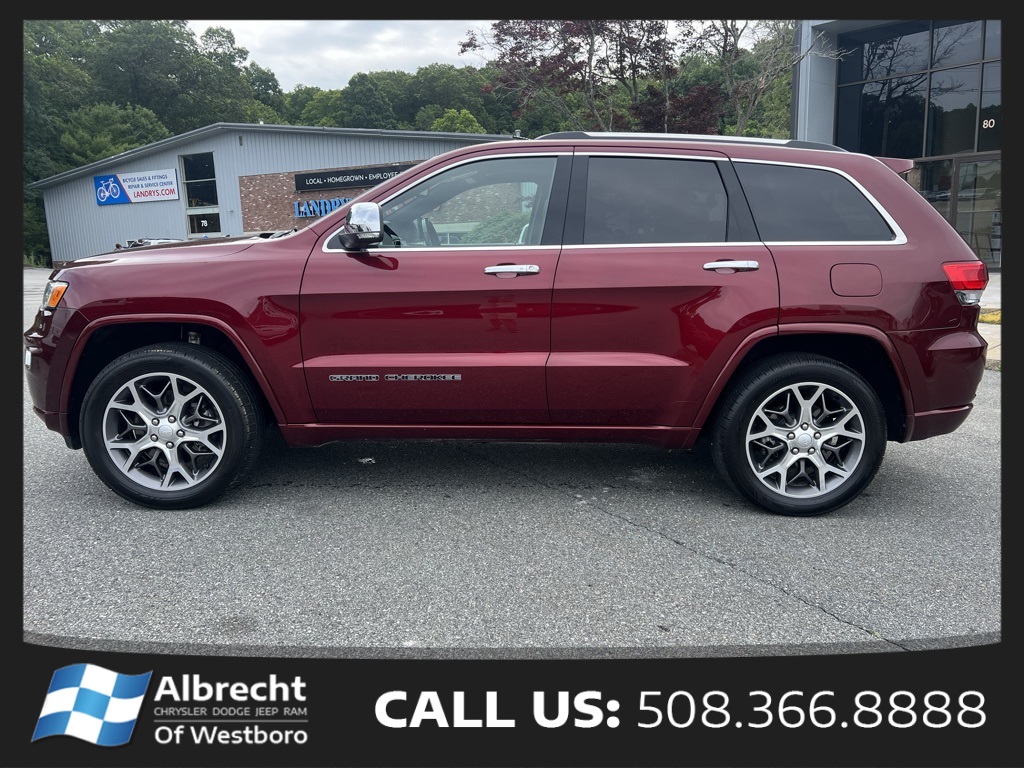 Used 2021 Jeep Grand Cherokee Overland with VIN 1C4RJFCT6MC630493 for sale in Westborough, MA