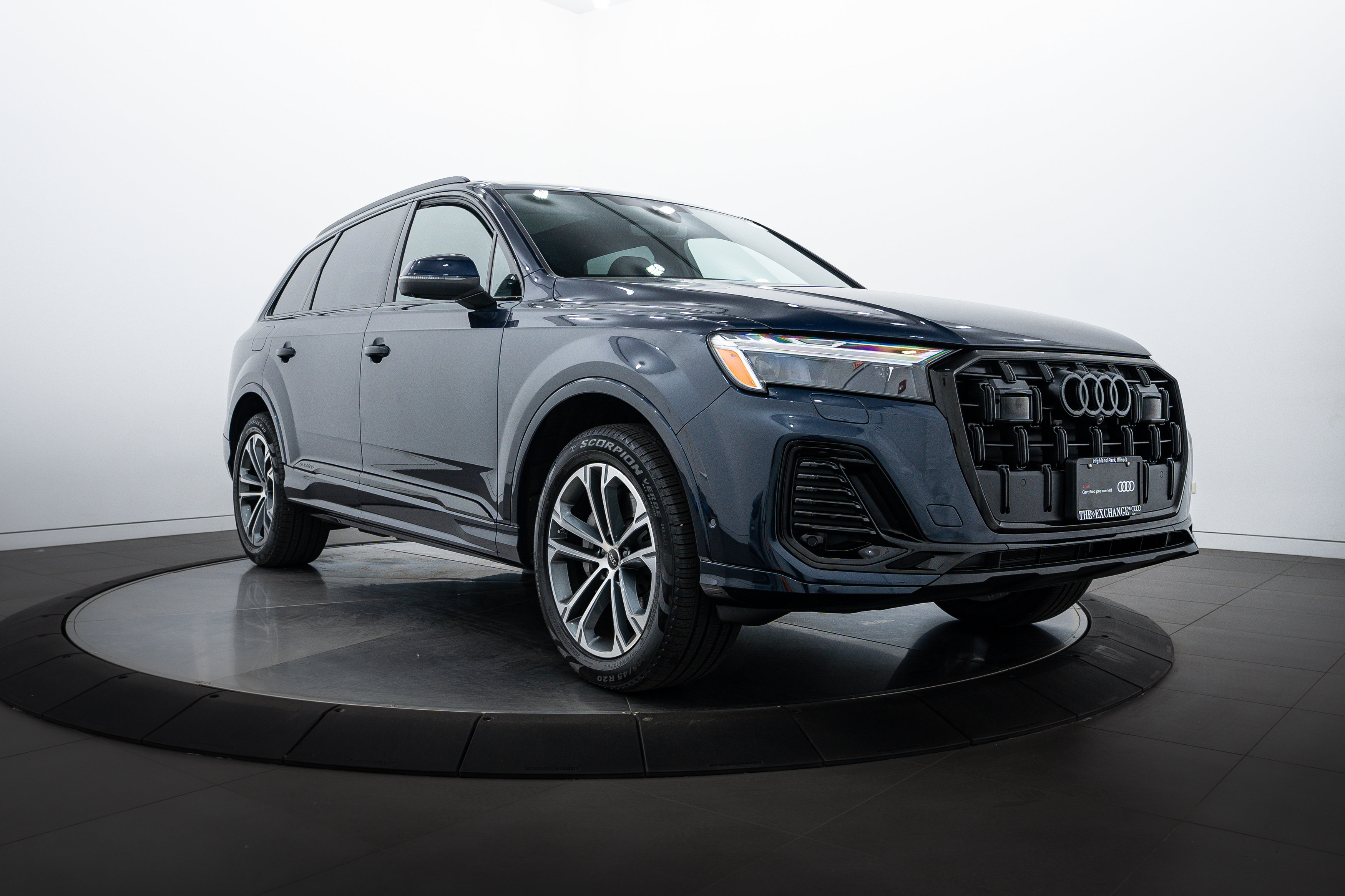 Certified Used 2025 Waitomo Blue Metallic Audi Premium Plus image 1