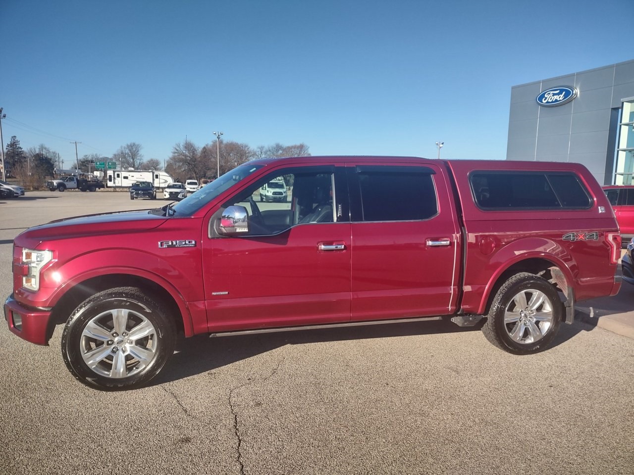 PreOwned 2015 Ford F150 Platinum 4 Door Crew Cab Truck in Galesburg