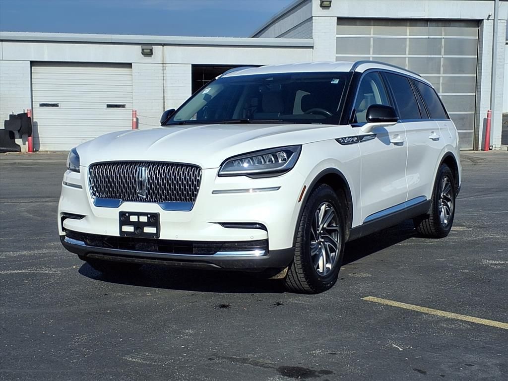 Used 2021 Lincoln Aviator Base with VIN 5LM5J6XC0MGL00956 for sale in Kansas City