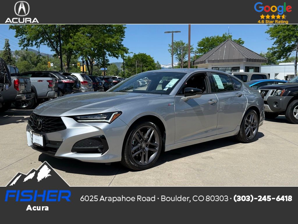 Used 2025 Lunar Silver Metallic Acura A-Spec Package image 1