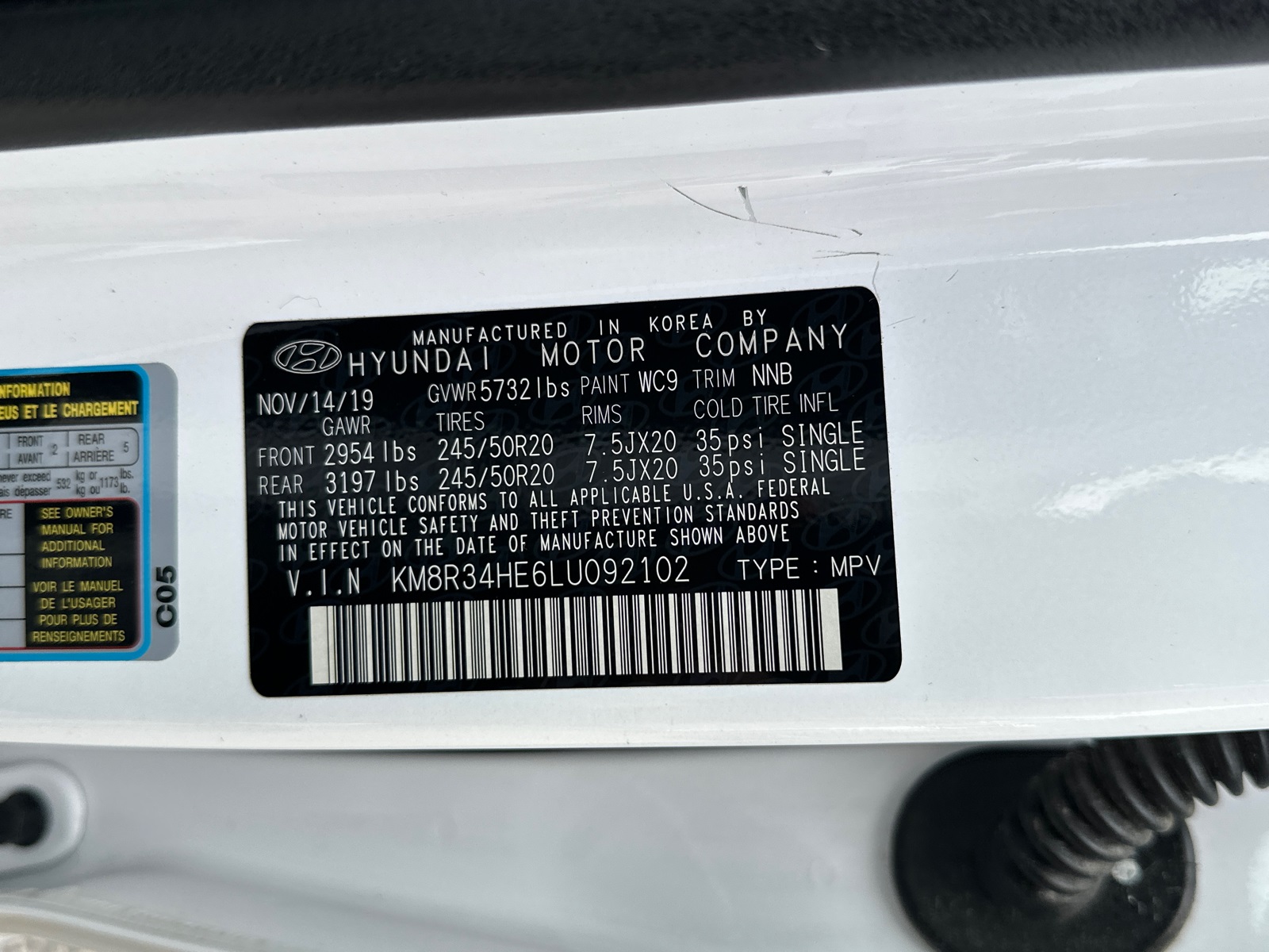 2020 Hyundai Palisade SEL photo 34