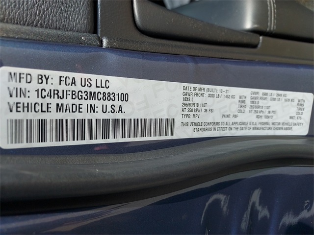 2021 Jeep Grand Cherokee Limited photo 7