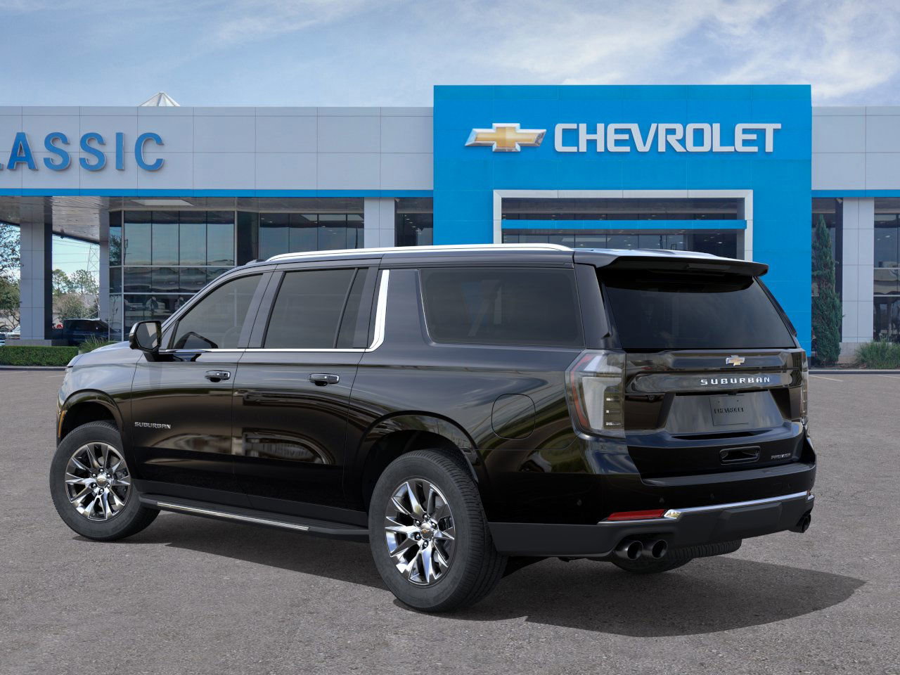2026 Chevrolet Suburban Premier Black at Classic Elite Chevrolet Hwy 6